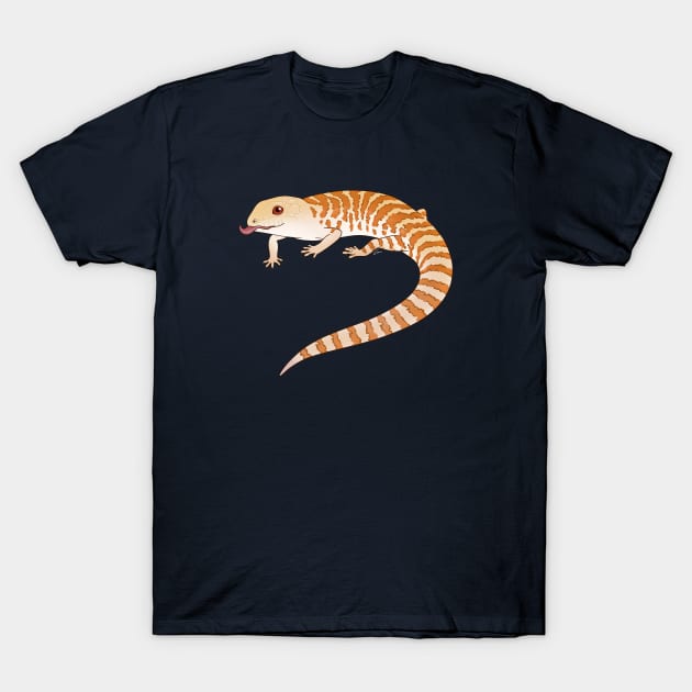 Albino Blue Tongue Skink T-Shirt by anacecilia